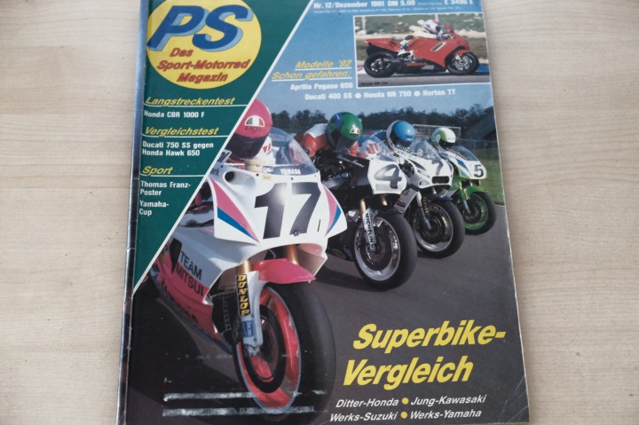 Deckblatt PS Sport Motorrad (12/1991)
